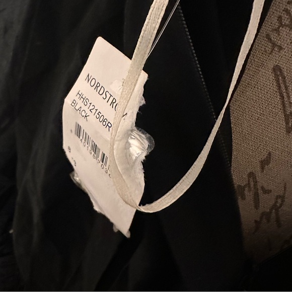 NWT Haute Hippie Lynne Smocked Waist Black Mini Dress - Picture 12 of 13